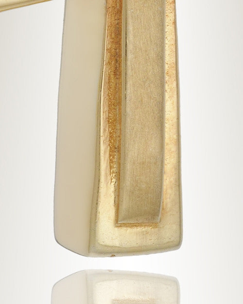 Gold Plated Double Cross Cremation Charm