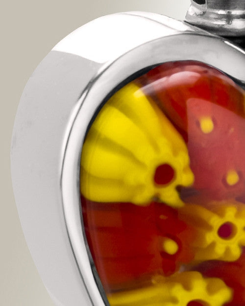 Sunrise Mornings Heart Cremation Locket