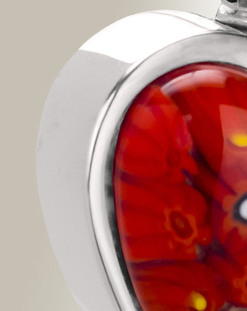 Embers of Love Heart Cremation Locket
