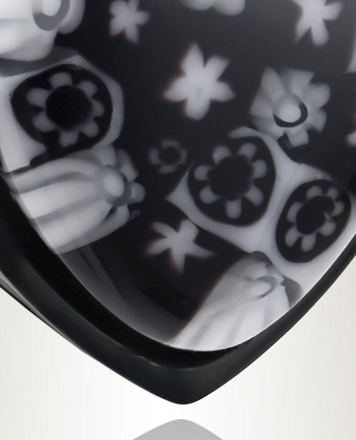 Cameo of Flowers Heart Cremation Locket
