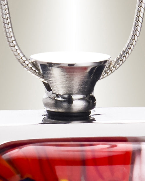 Fire and Ice Cremation Locket