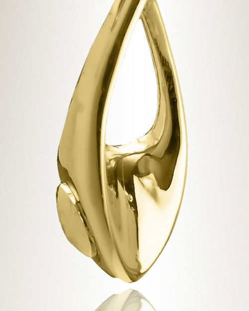 Gold Plated Peaceful Moments Cremation Jewelry