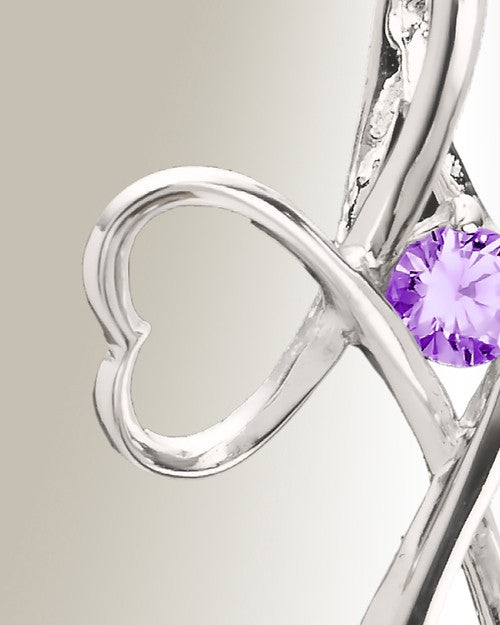 Purple Peaceful Moments Memorial Jewelry