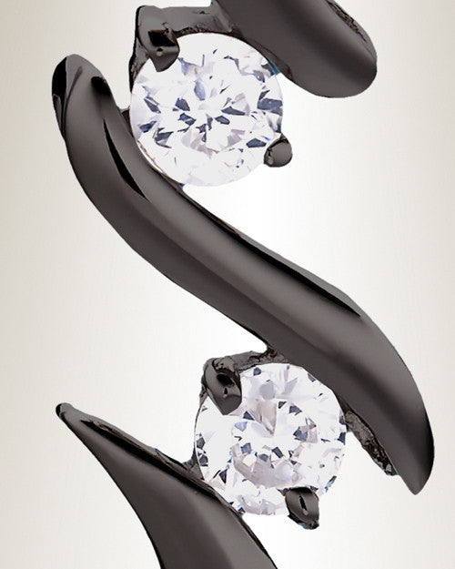 Black Blissful Moments Cremation Jewelry
