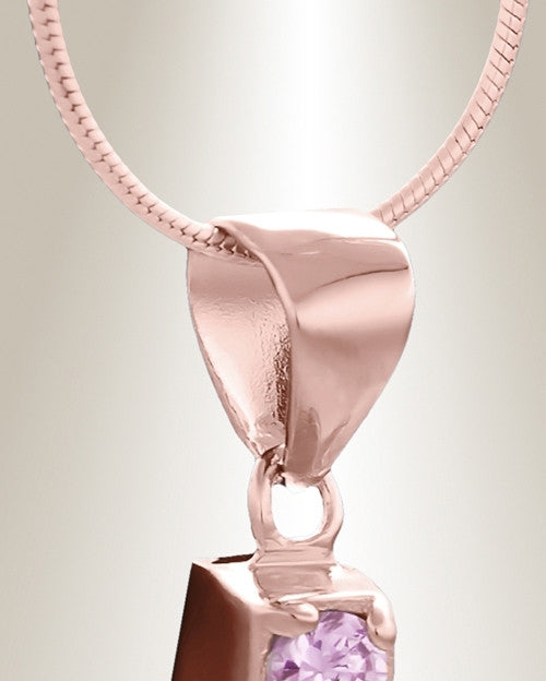 Rose Gold Joyful Feelings Cremation Jewelry