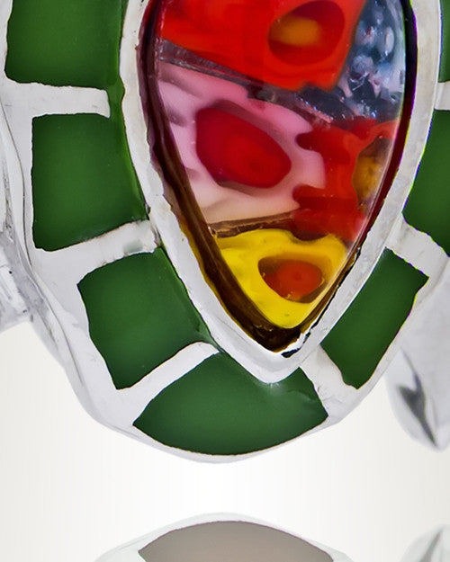 Green Talented Turtle Cremation Jewelry