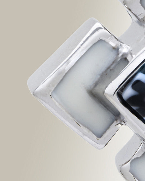 White Jazzy Cremation Jewelry
