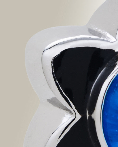 Blue Flowery Fascination Cremation Jewelry