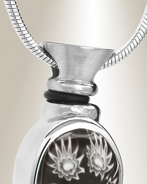 Black and White Majestic Butterfly Cremation Jewelry
