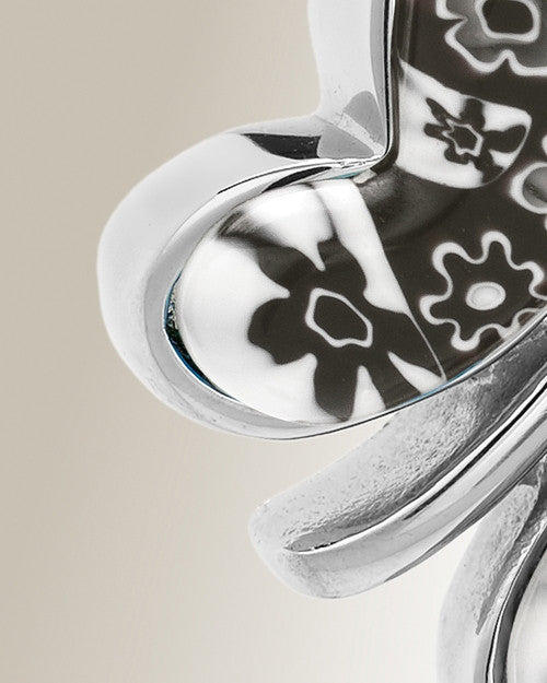 Black and White Majestic Butterfly Cremation Jewelry