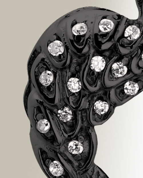 Black Wings of Hope Cremation Jewelry