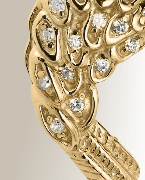 Gold Plated Wings of Hope Cremation Jewelry
