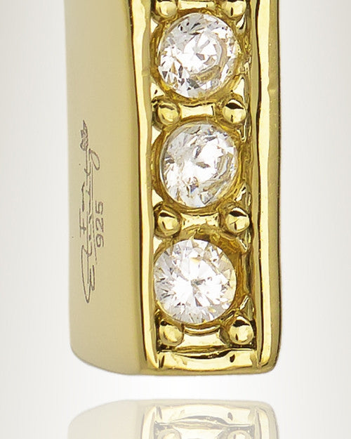Gold Plated Hallmark Cross Memorial Jewelry