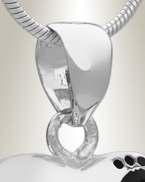 Silver Plated Wandering Heart Memorial Jewelry