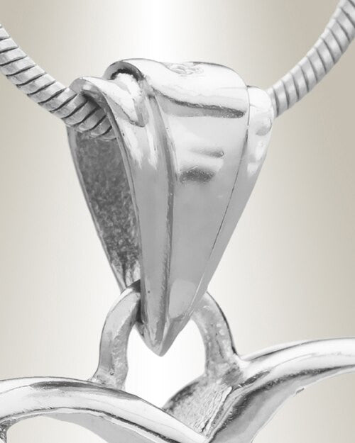 Silver Willing Companion Pet Memorial Jewelry