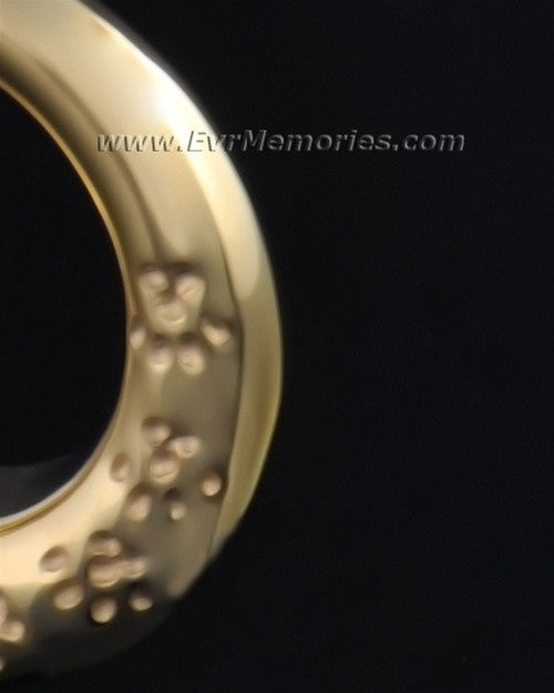 Gold Plated Imprinted Devotion Round Jewelry
