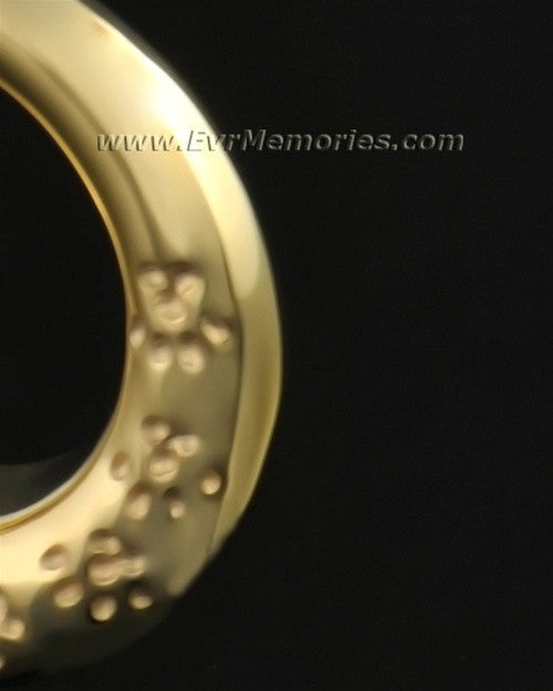 14k Gold Imprinted Devotion Round Jewelry