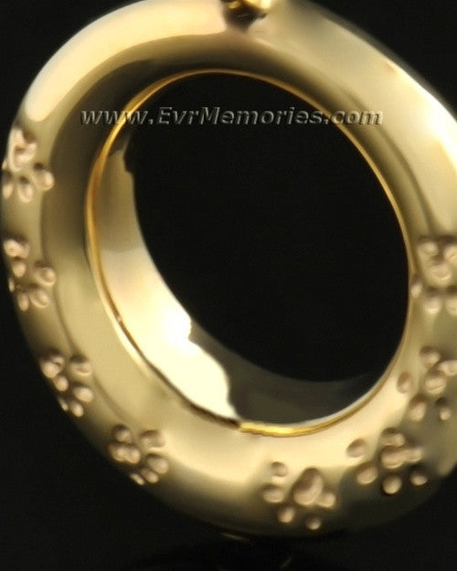 14k Gold Imprinted Devotion Round Jewelry