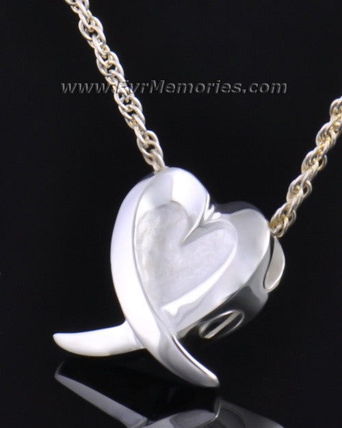 Silver Heart of Hope Jewelry Pendant