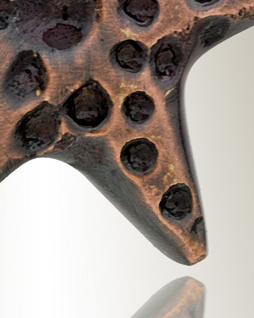 Copper Striking Starfish Memorial Pendant