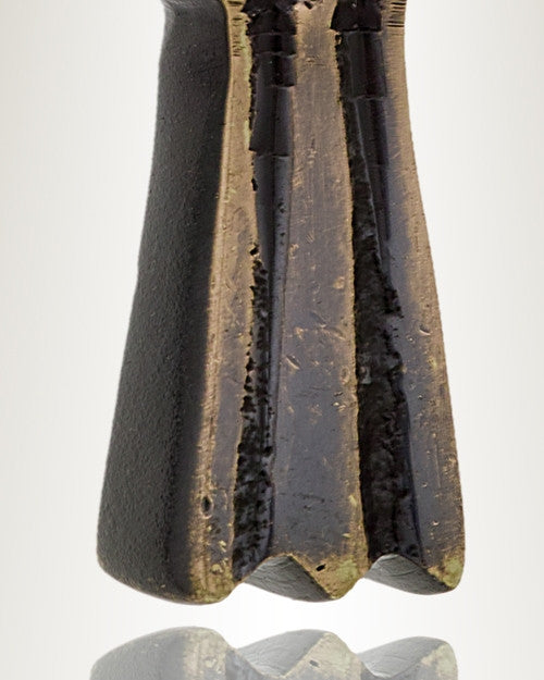Brass Cloaked Cross Memorial Pendant