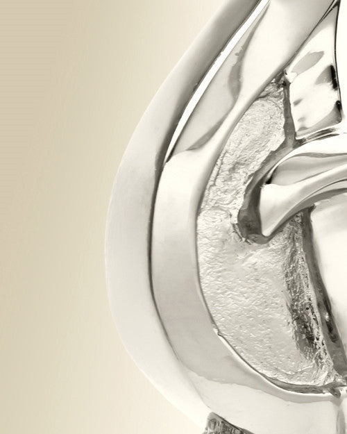 14k White Gold Harmonious Music Note Memorial Locket