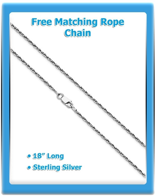 Sterling Silver Divine Messenger with Opal Keepsake