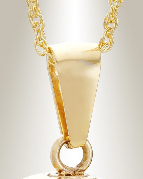 Gold Plated Navy Medal Pendant Keepsake