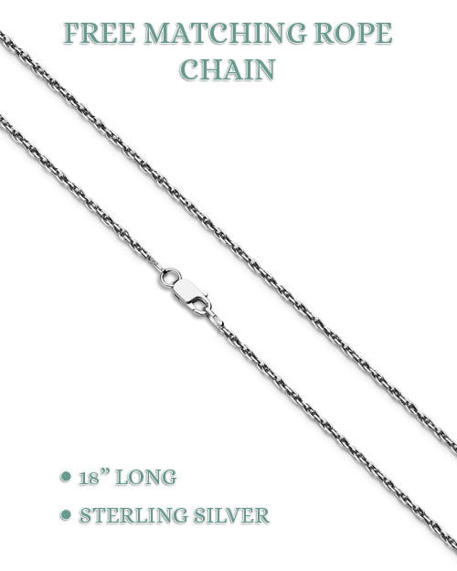 Stainless Steel Air Force Medal Pendant Keepsake