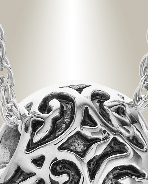 Stainless Steel Tumbling Heart Pendant Keepsake