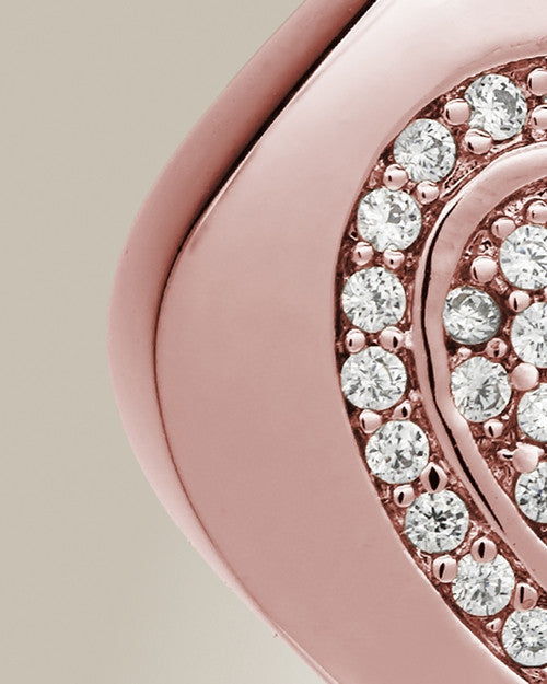 Rose Gold Plated Designer Heart Memorial Jewelry