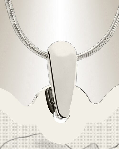 Bone Photo Engraved Silver Pet Keepsake