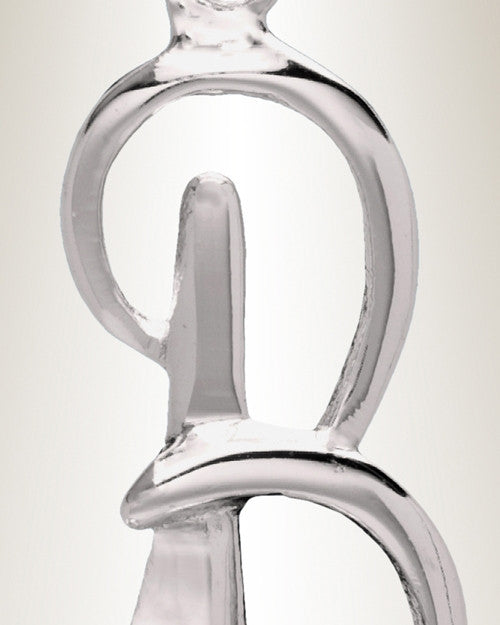 Silver "B" Initial Cremation Jewelry
