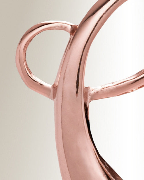 Rose Gold "C" Initial Cremation Jewelry