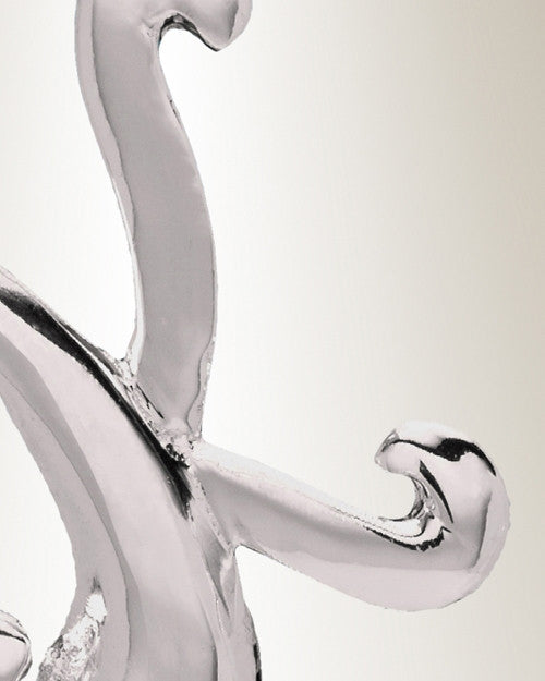 Silver "K" Initial Cremation Jewelry