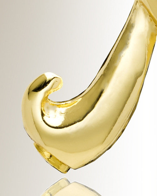 Gold "N" Initial Cremation Jewelry