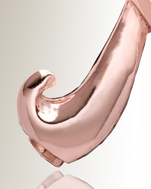 Rose Gold "N" Initial Cremation Jewelry