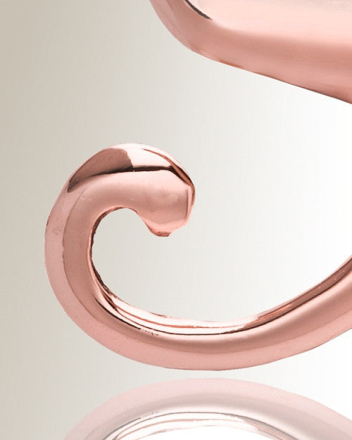 Rose Gold "S" Initial Cremation Jewelry