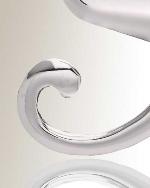 Silver "S" Initial Cremation Jewelry