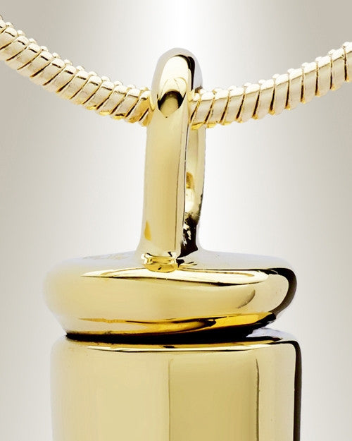 Gold Plated Trooper Cremation Jewelry