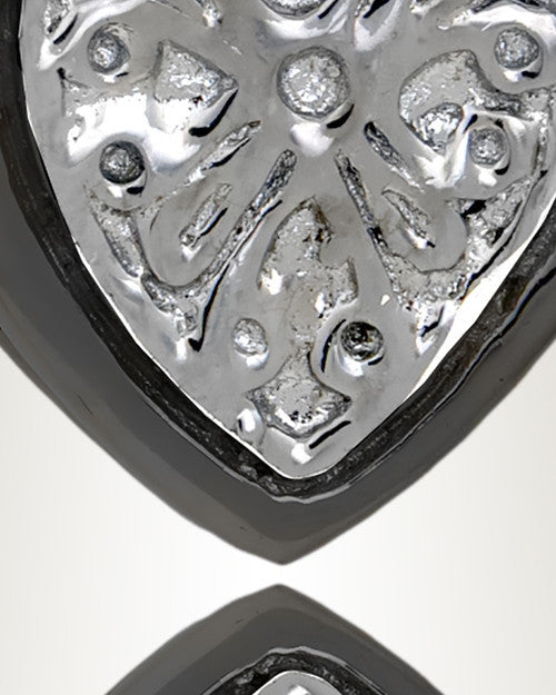 Black Loved Heart Cremation Jewelry