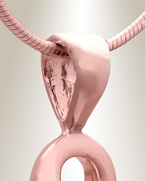 Rose Gold Giving Cremation Jewelry