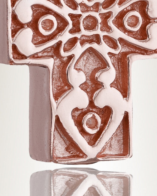 Rose Gold Loved Cross Cremation Jewelry