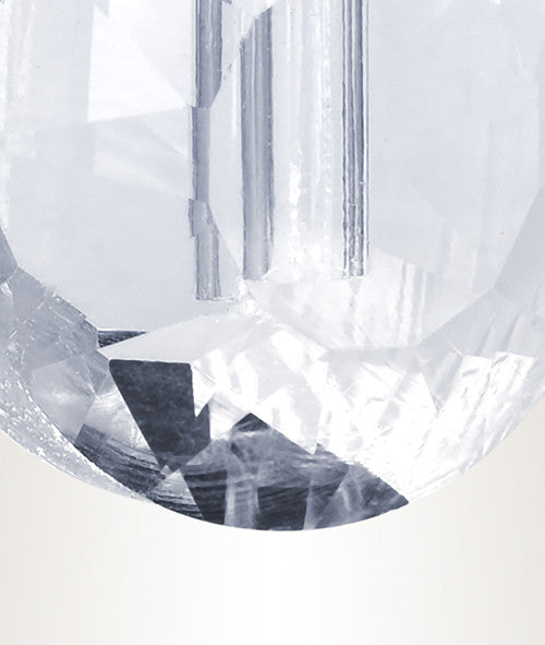 Glass Locket Clear Orbit Cremation Jewelry