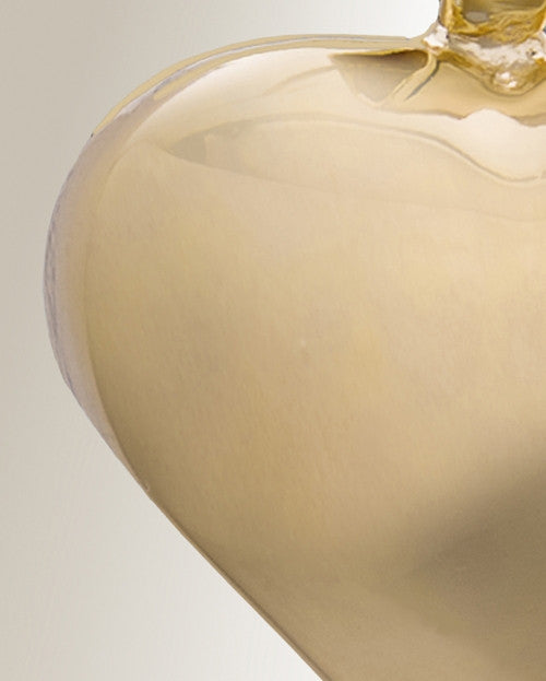 Gold Plated Caring Heart Cremation Jewelry
