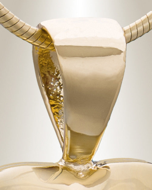 Gold Plated Caring Heart Cremation Jewelry