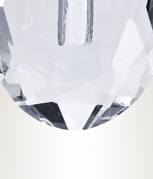 Glass Locket Clear Rounded Cremation Jewelry