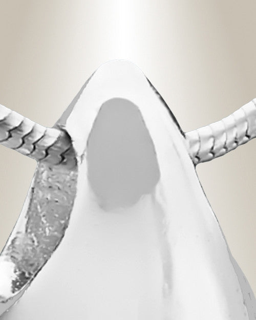 Silver Simple Tear Cremation Jewelry