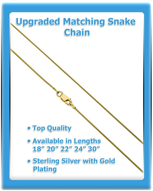 Gold Plated Simple Bone Cremation Jewelry
