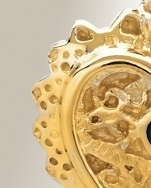 Gold Plated Sophisticate Heart Cremation Jewelry